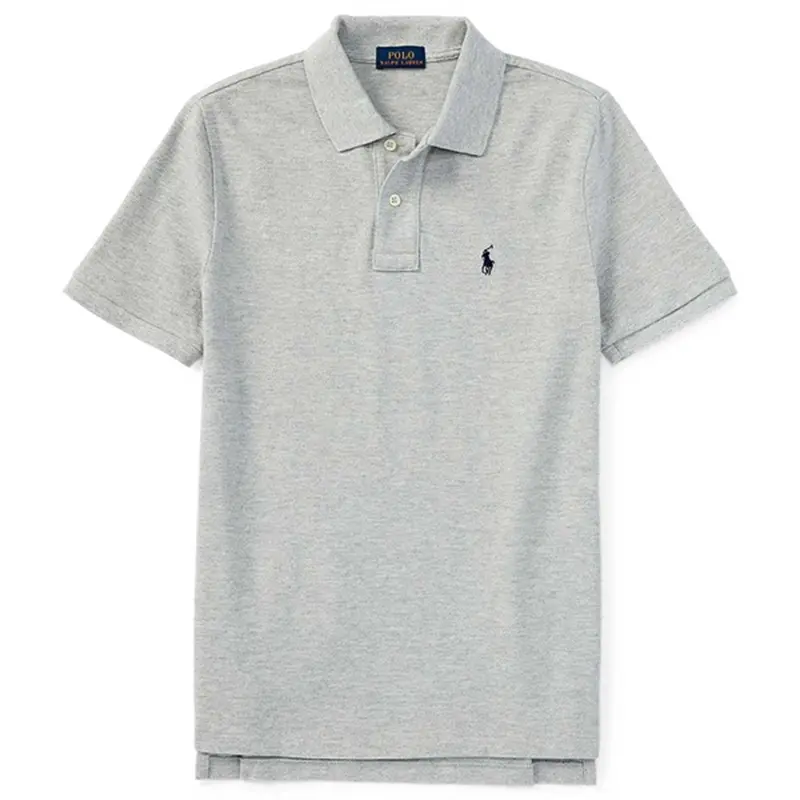 Polo Ralph Lauren Boy Short Sleeved Classic Polo New Grey Heather 1