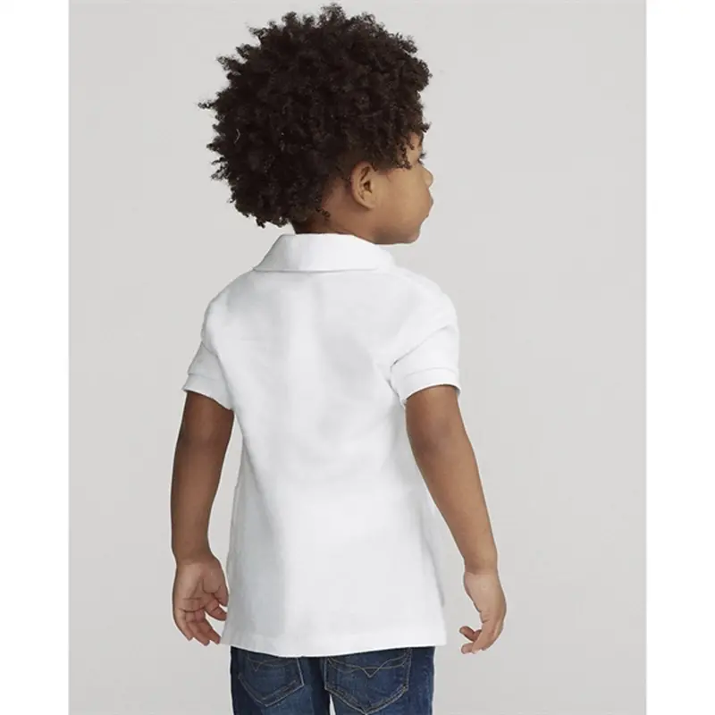 Polo Ralph Lauren Boy Short Sleeved Classic Polo White 3