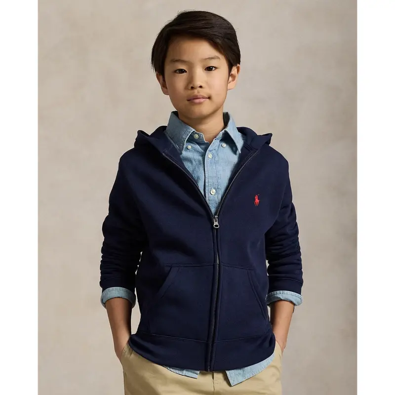 Polo Ralph Lauren Boy Sweatshirt Hoodie Navy 4