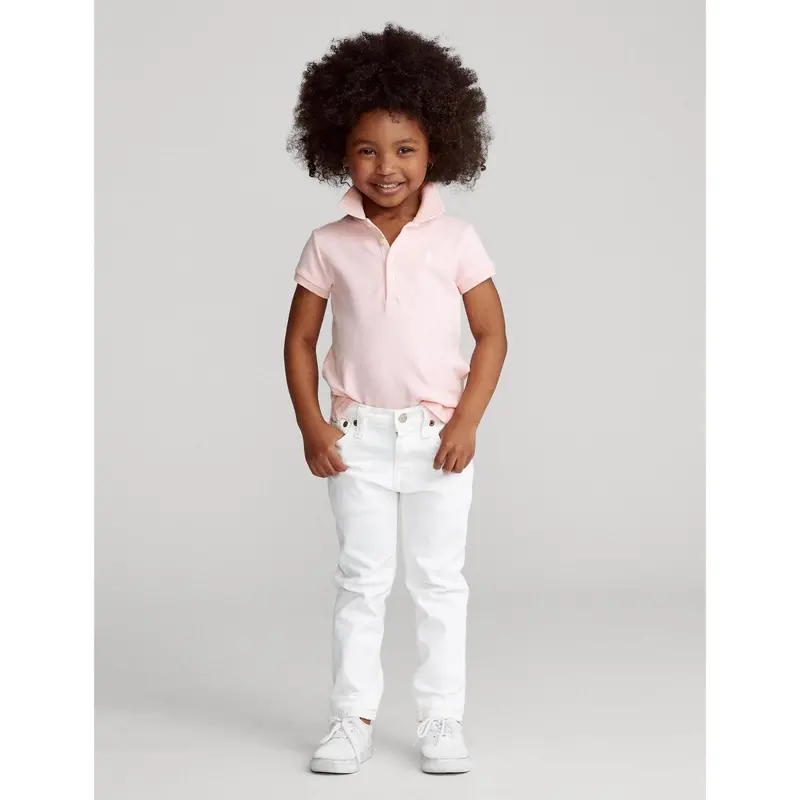 Polo Ralph Lauren Hint Of Pink Girl Polo T-Shirt 2