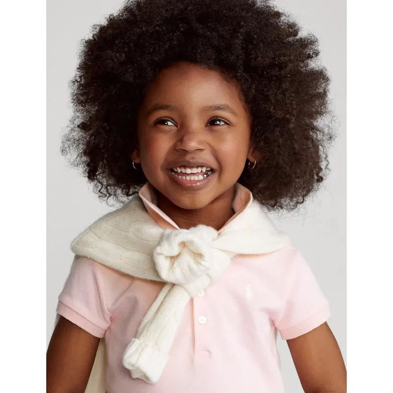 Polo Ralph Lauren Hint Of Pink Girl Polo T-Shirt 5