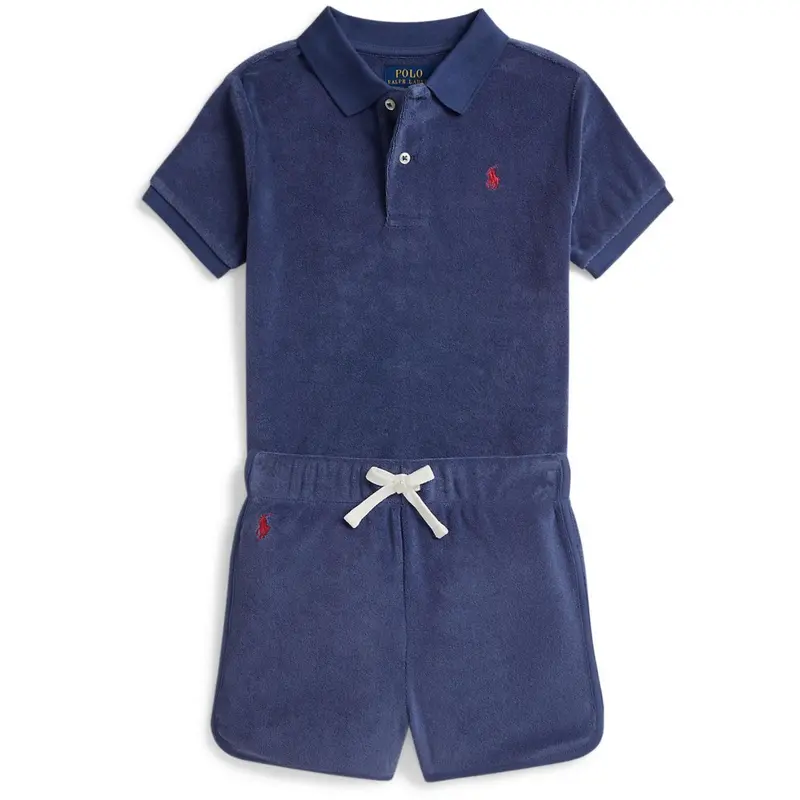 Polo Ralph Lauren Light Navy Kort Sæt 1