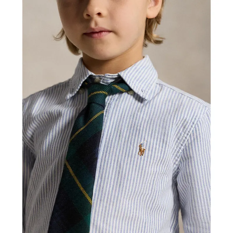 Polo Ralph Lauren Lt Blue Stripe Sport Skjorte 3