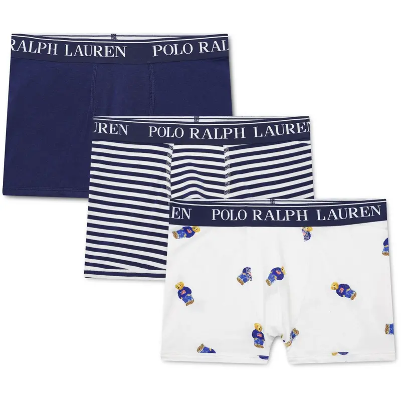 Polo Ralph Lauren Newport Navy Bomuld Stretch 3Pk Boxer 1