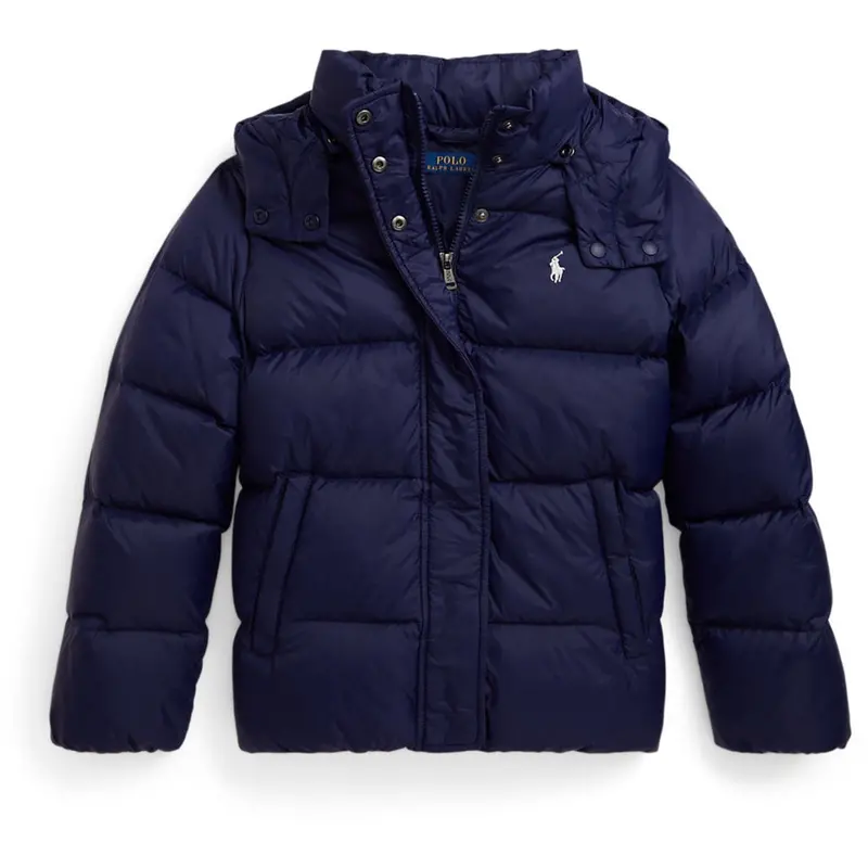 Polo Ralph Lauren Newport Navy W White Pp Girl Bomber Jakke 1