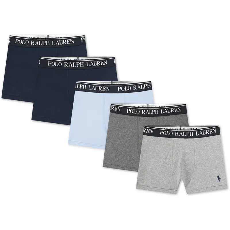 Polo Ralph Lauren Office Blue Bomuld Stretch 5-Pack Boxer 1