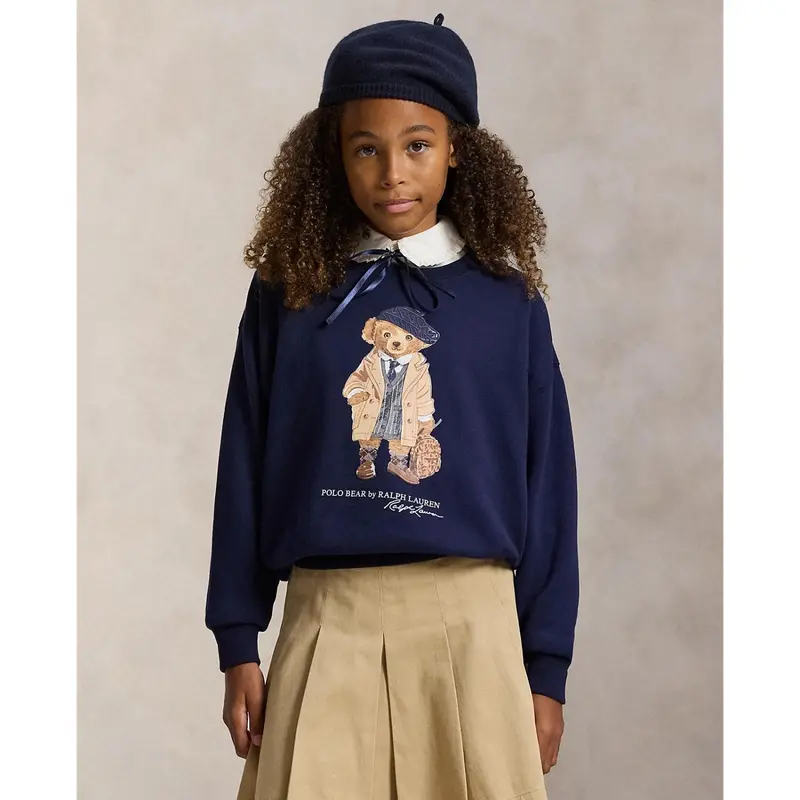Polo Ralph Lauren Refined Navy Girl Sweatshirt 2