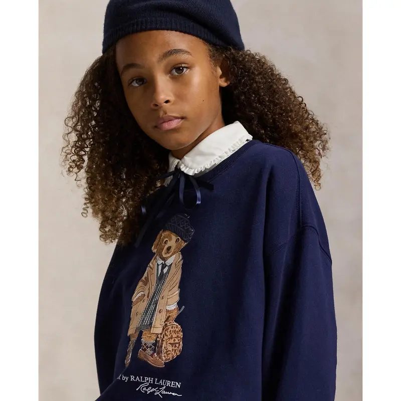 Polo Ralph Lauren Refined Navy Girl Sweatshirt 3