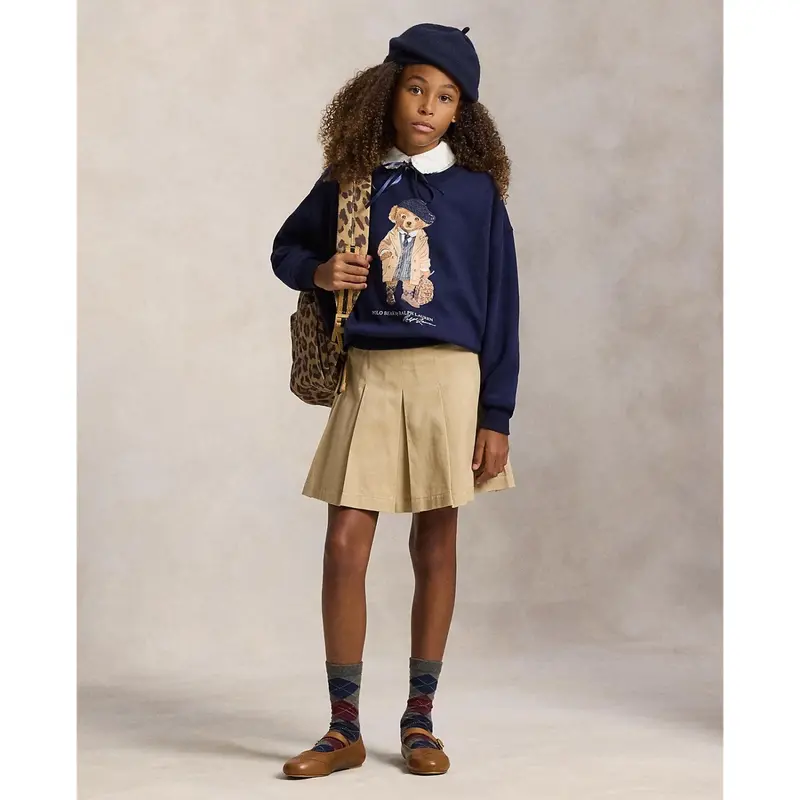 Polo Ralph Lauren Refined Navy Girl Sweatshirt 4