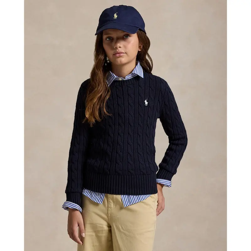 Polo Ralph Lauren Rl Navy W/ Nevis Girl Pullover 2