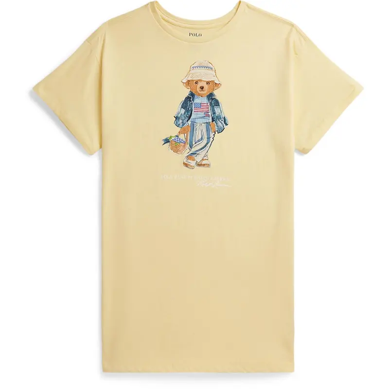 Polo Ralph Lauren T-Bird Yellow Day Kjole 1