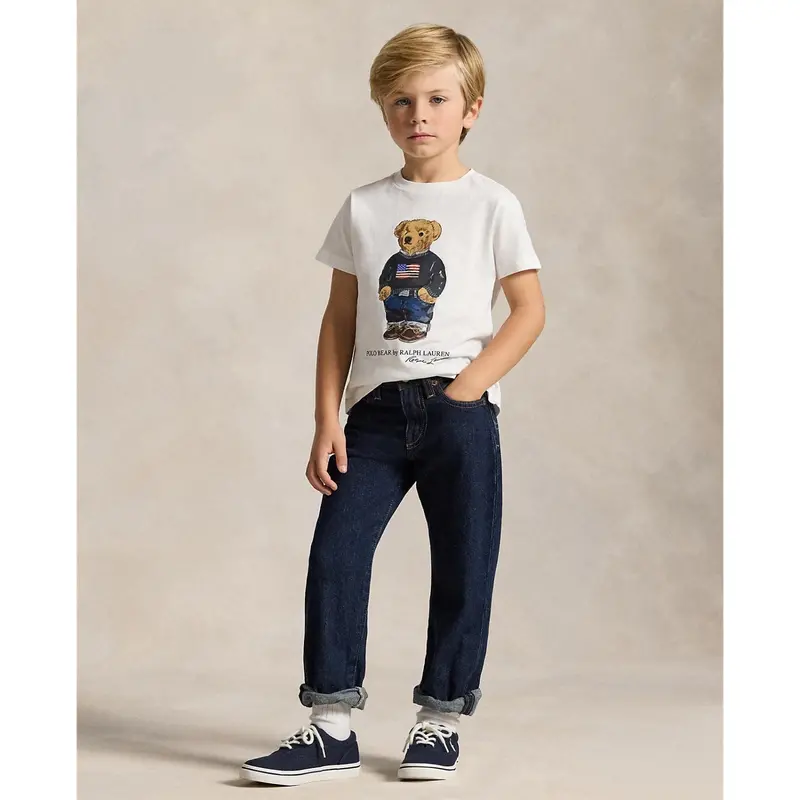 Polo Ralph Lauren White Core Bear Boy T-Shirt 2