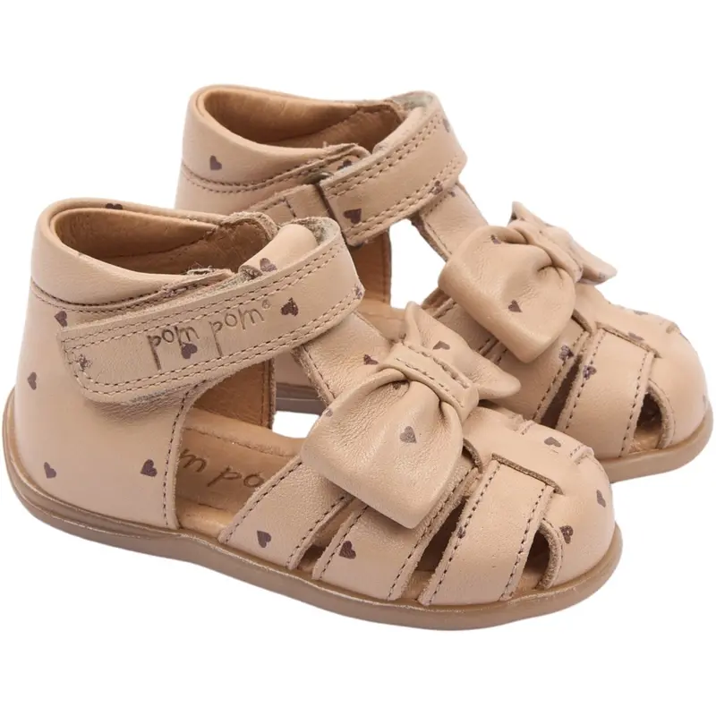 Pom Pom Cloud Cream Pearl Starter Sløjfe Sandal 1