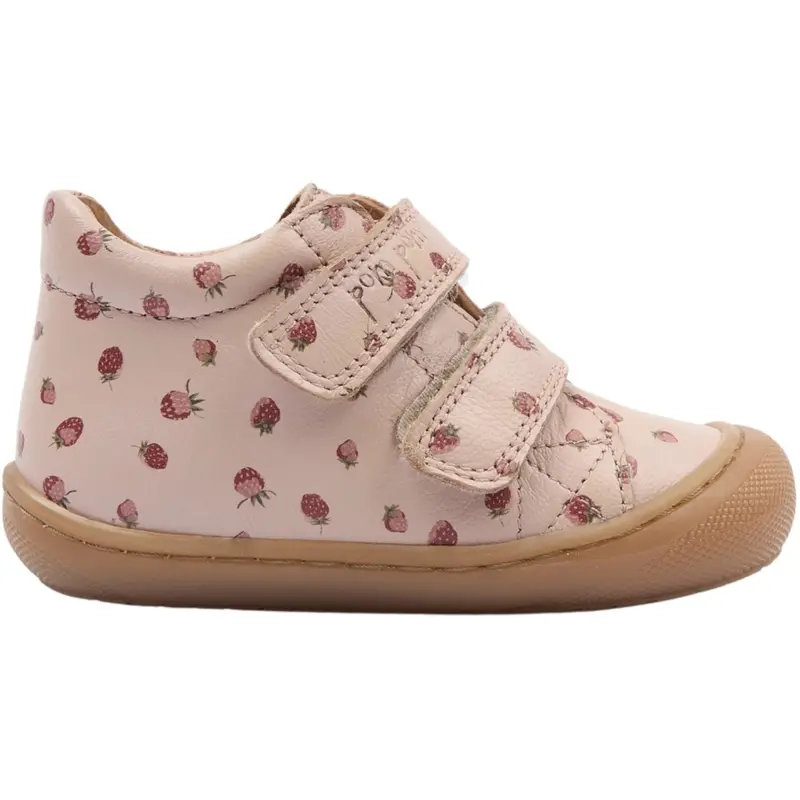 Pom Pom Dusty Rose Strawberry Aop Pax Baby Sko 2
