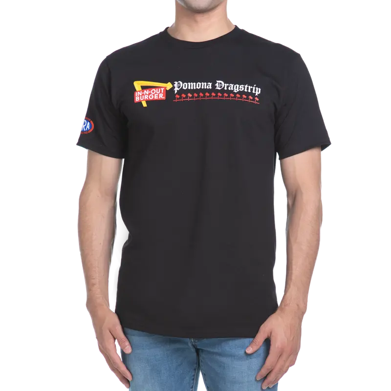 Pomona Dragstrip Tee Black 1