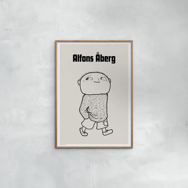 Poster & Frame Alfons Åberg - Alfons Åberg - Hænder I Lommen 2