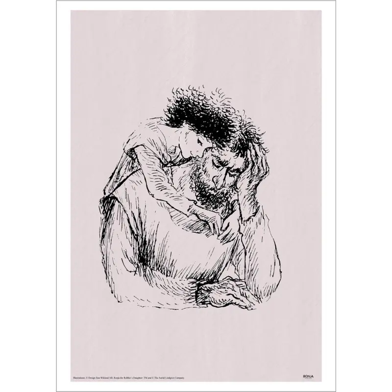 Poster & Frame Astrid Lindgren - Dad - Ronja The Robbers Daughter 1