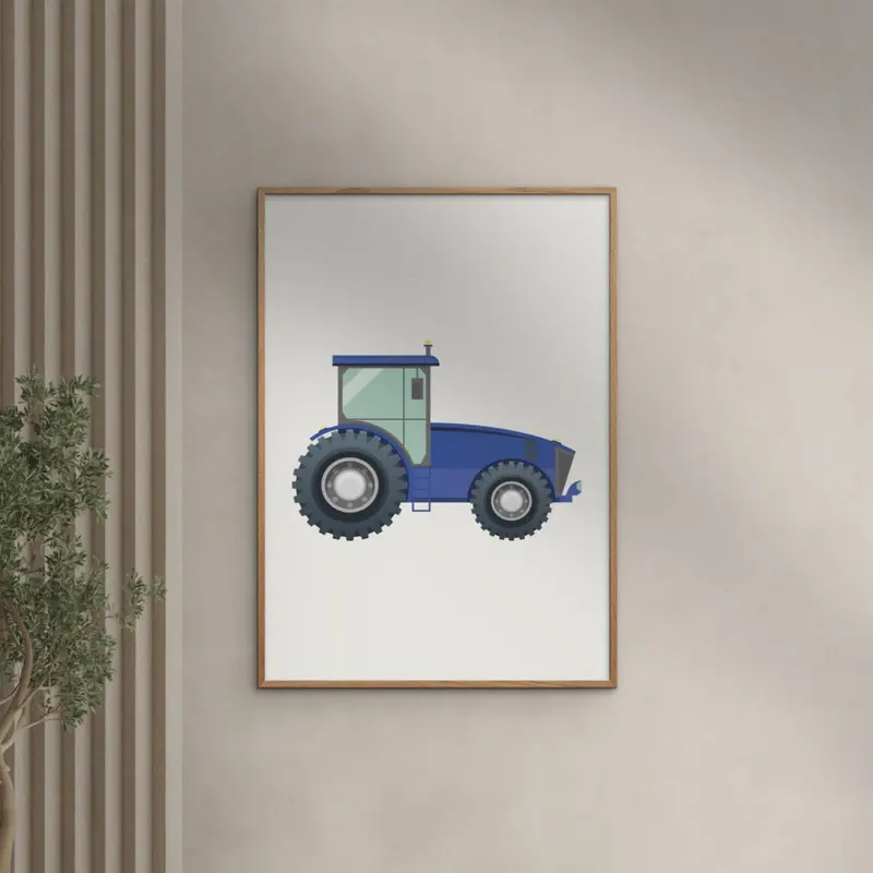 Poster & Frame Citatplakat - Traktorer Plakatsæt – Børneplakat 1/3 2