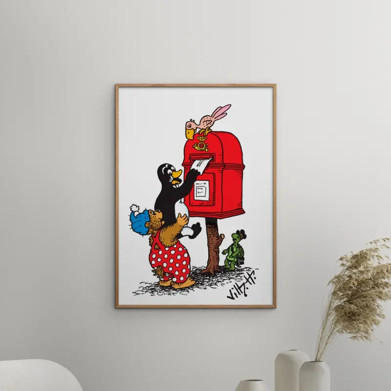 Poster & Frame Dansk Plakatkunst - Postkassen 2