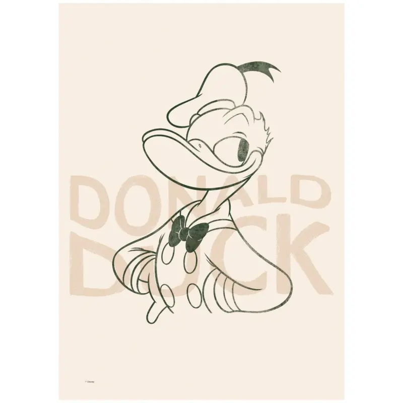 Poster & Frame Disney - Donald Duck Green 1