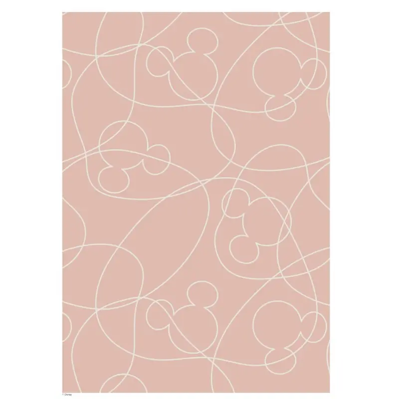 Poster & Frame Disney - Pink & White Mickey Outline 1
