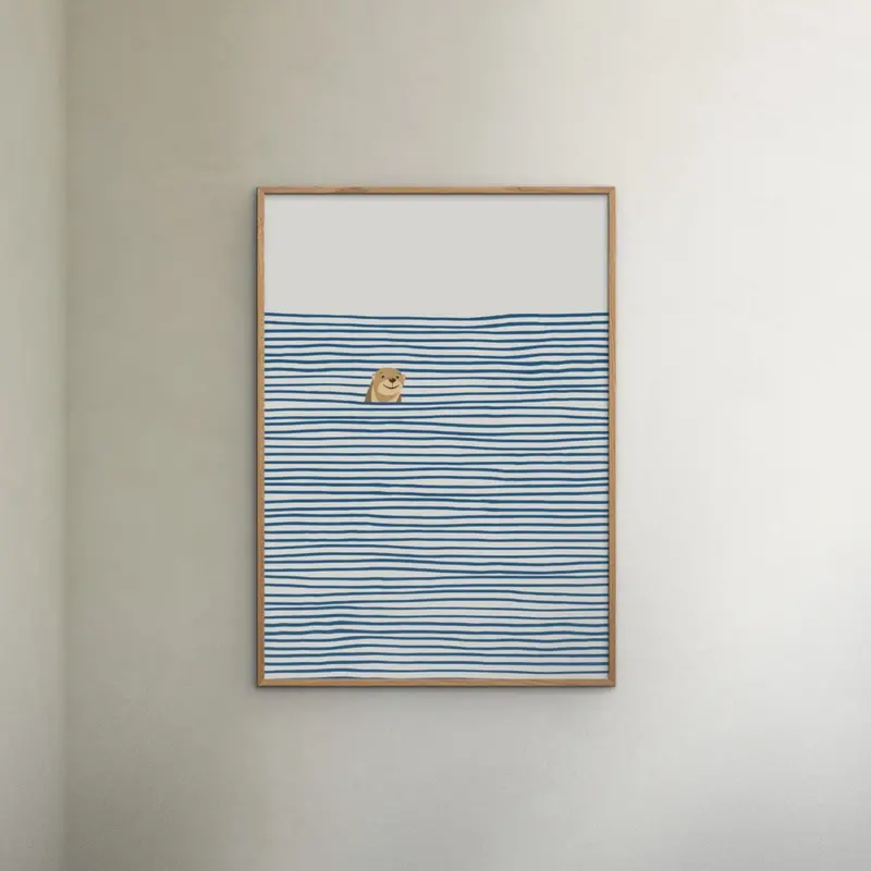 Poster & Frame Little Dean - Otter Pop 2