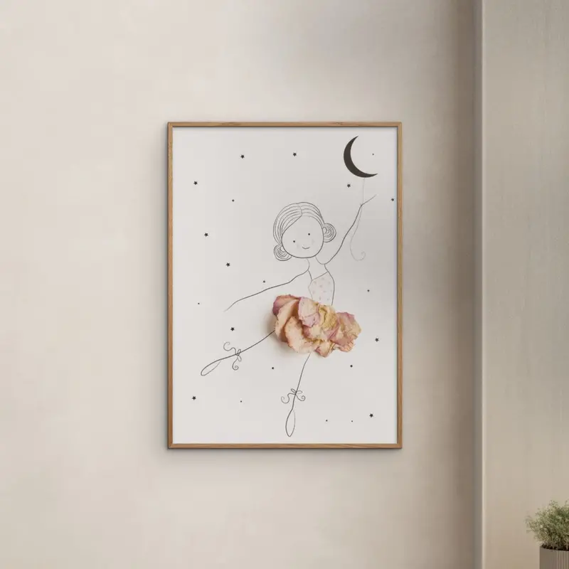 Poster & Frame Mette Handberg - Ballerina Ella 2