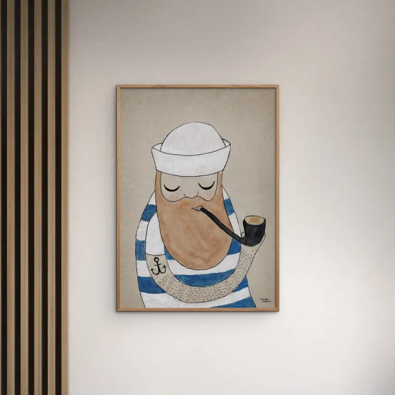 Poster & Frame Michelle Carlslund - Kids - Sailor 2