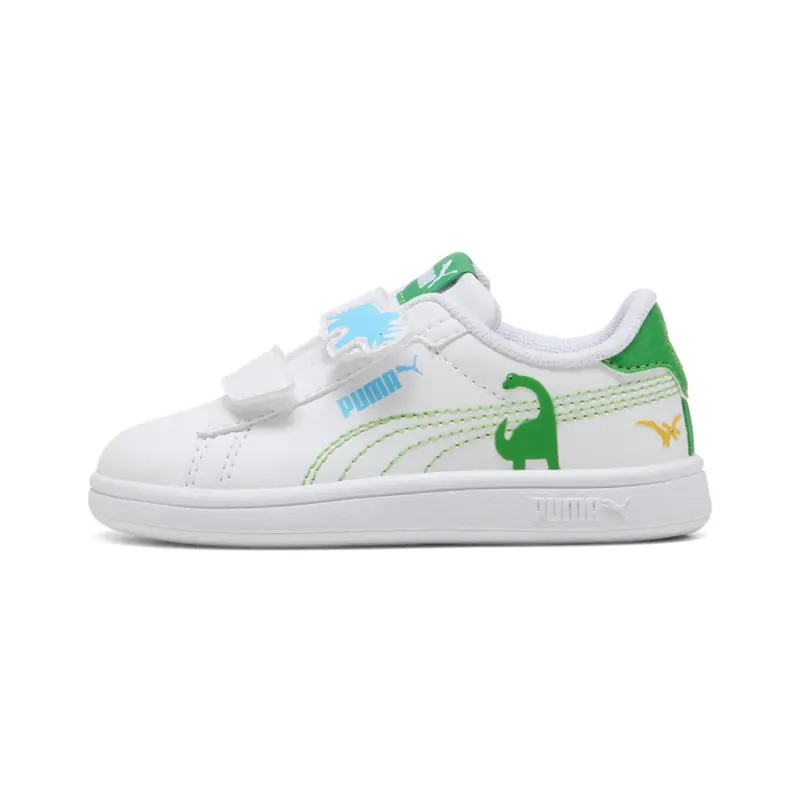 Puma White-Green Fruit-Vibrant Blue Puma Smash 3.0 Dino V Inf 3