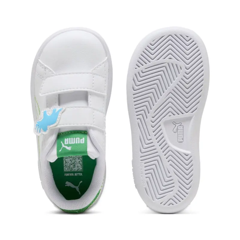 Puma White-Green Fruit-Vibrant Blue Puma Smash 3.0 Dino V Inf 6