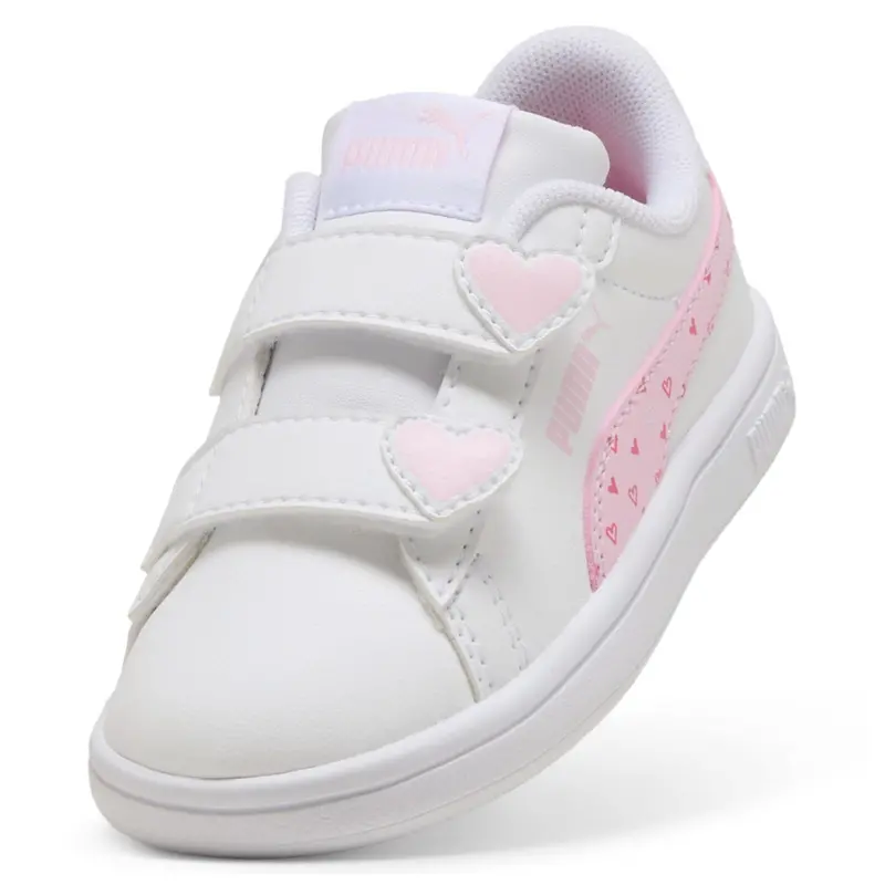 Puma White-Pearl Pink Puma Smash 3.0 Hearty V Inf 2