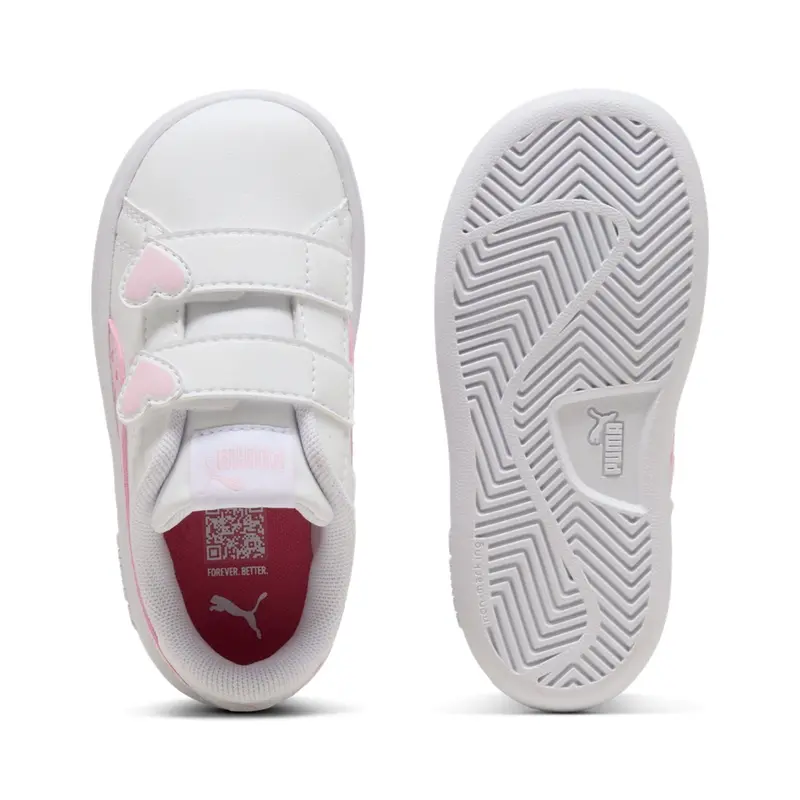Puma White-Pearl Pink Puma Smash 3.0 Hearty V Inf 6