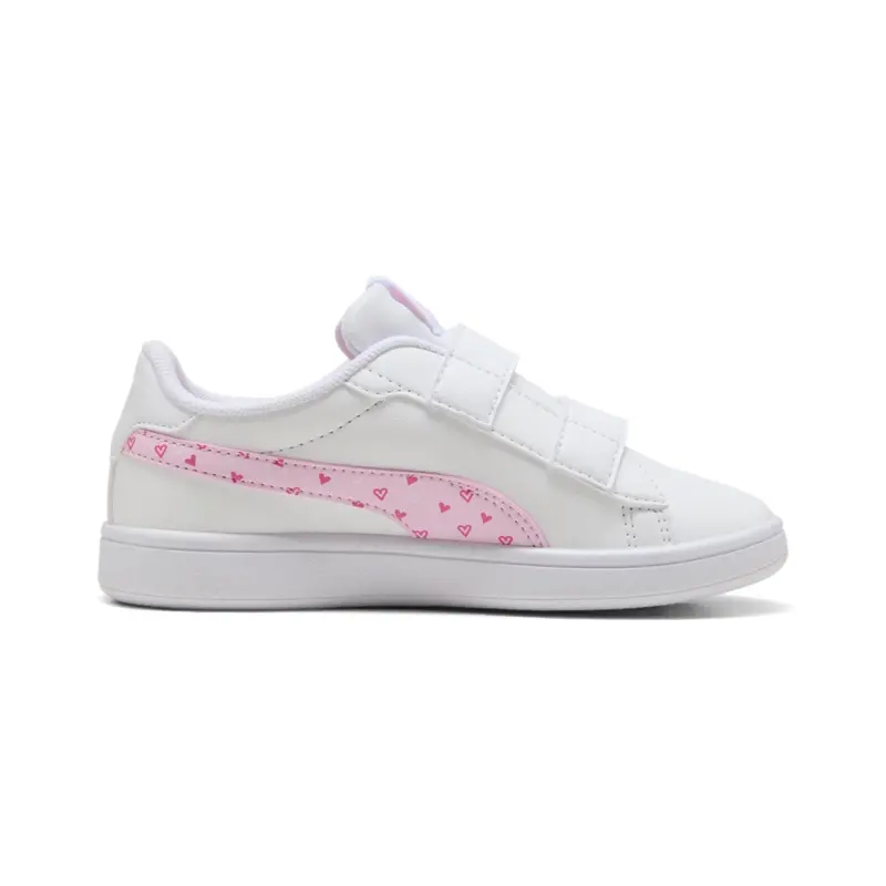 Puma White-Pearl Pink Puma Smash 3.0 Hearty V Ps 4