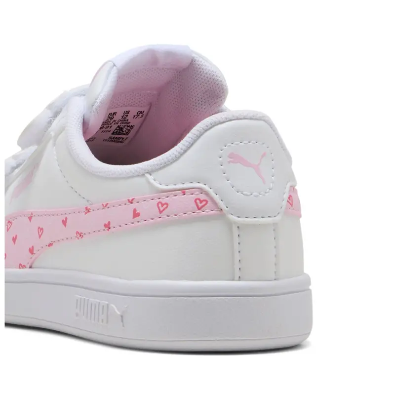 Puma White-Pearl Pink Puma Smash 3.0 Hearty V Ps 5