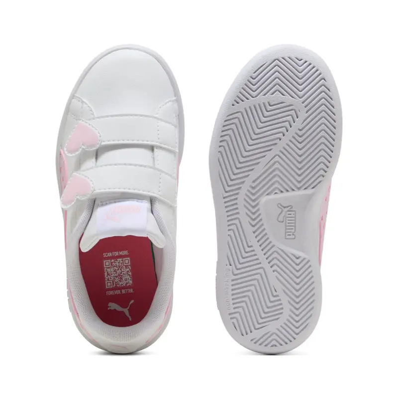 Puma White-Pearl Pink Puma Smash 3.0 Hearty V Ps 6