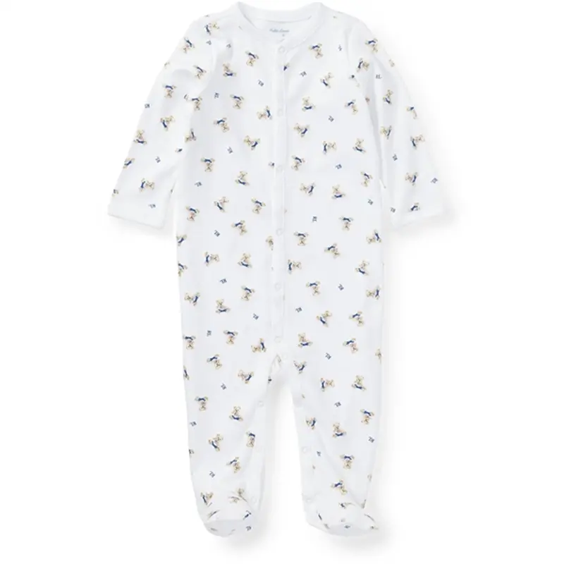 Ralph Lauren Baby Boy Heldragt White/Blue Multi 1