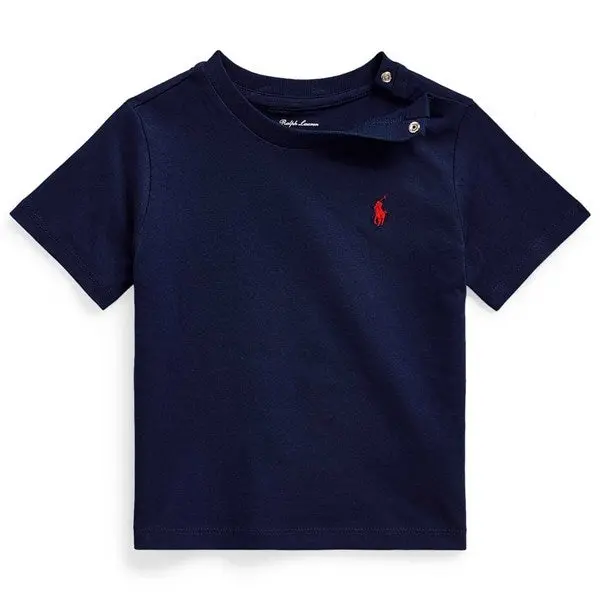 Ralph Lauren Baby Boy Short Sleeved Tee Cruise Navy 1