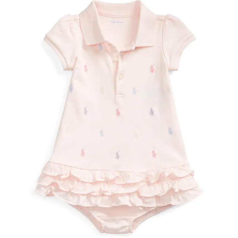 Ralph Lauren Baby Delicate Pink Day Kjole 1