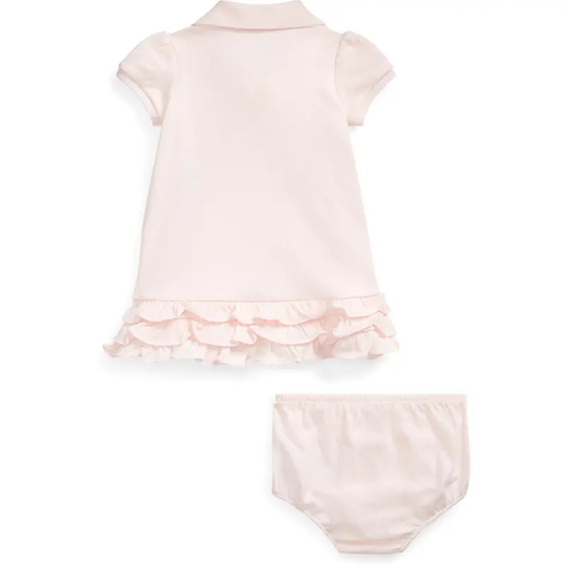 Ralph Lauren Baby Delicate Pink Day Kjole 2
