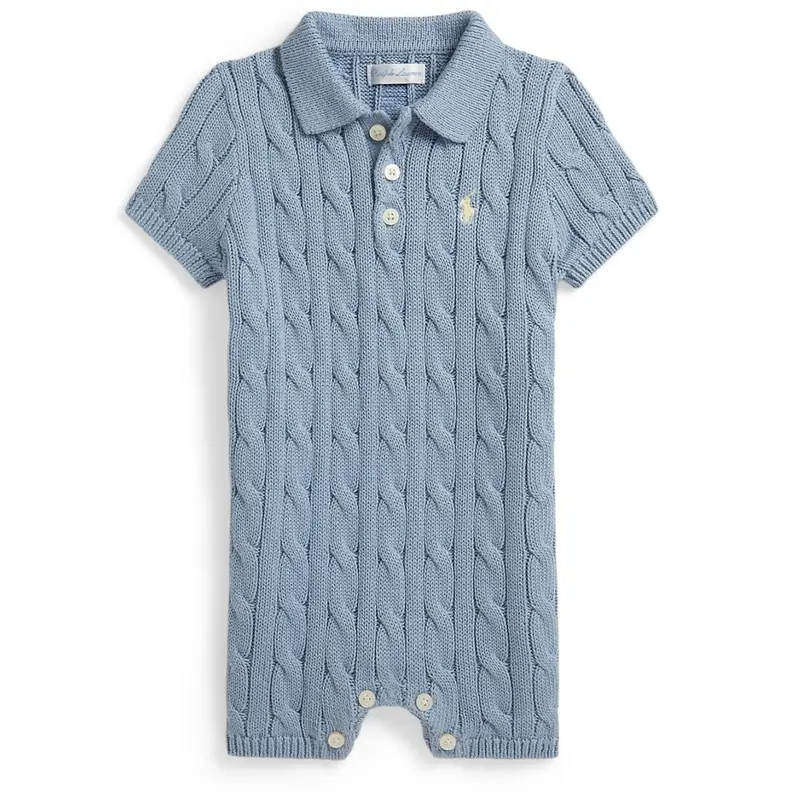 Ralph Lauren Baby Vessel Blue Shortall 1