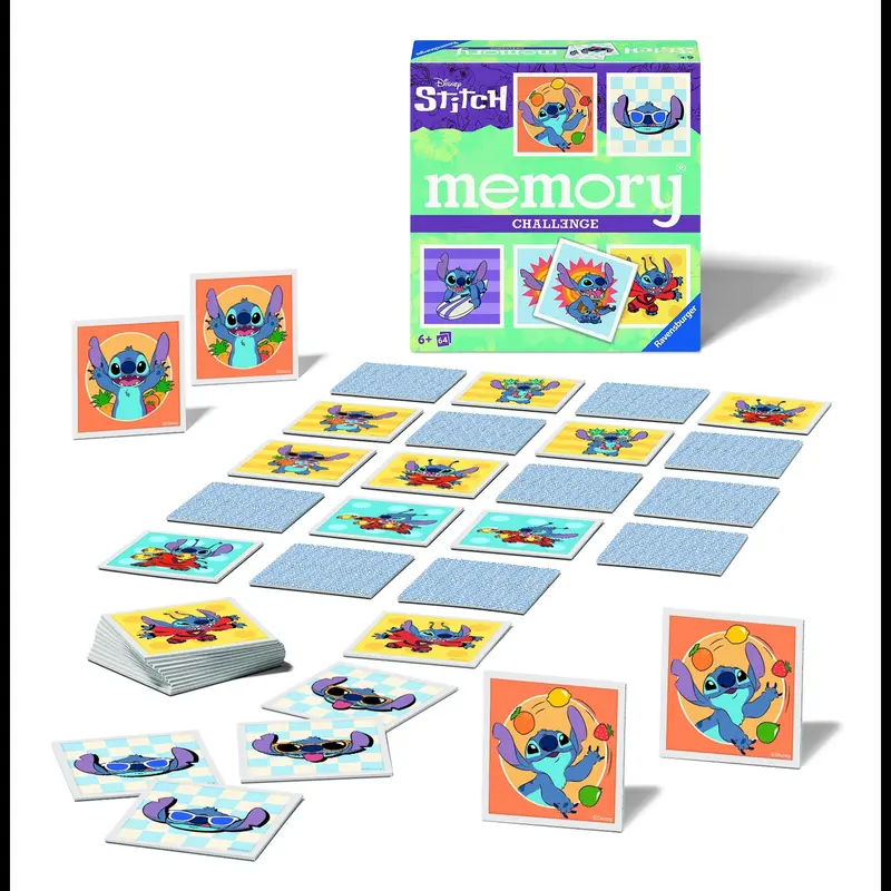 Ravensburger Disney Stitch Challenge Memory® - Vendespil 1