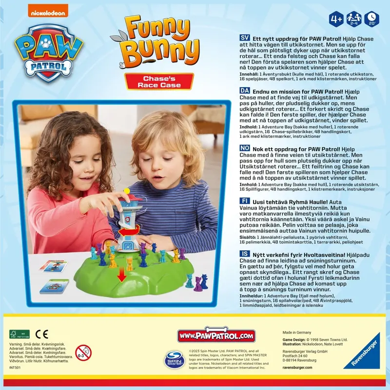 Ravensburger Paw Patrol Funny Bunny Sv/Da/No/Fi/Is 2