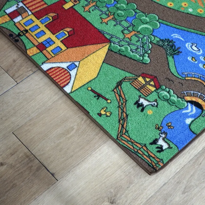 Rebel Roads Farm Life Gulvtæppe - 95 X 133 Cm 2