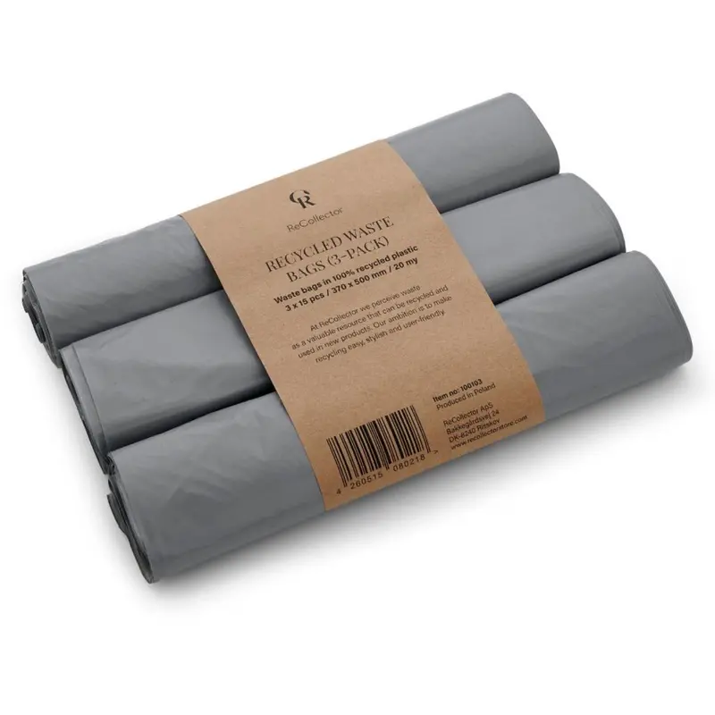 Recollector Iron Blue Recycled Affaldsposer (3-Pack) 1