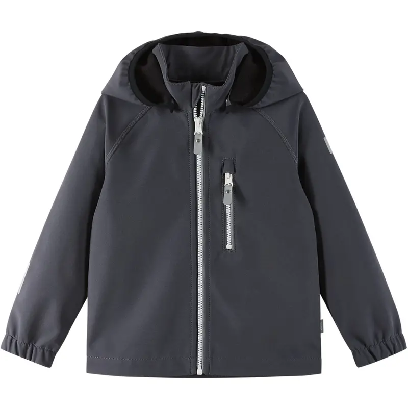 Reima Soft Black Vantti Soft Black Softshell Jakke 1