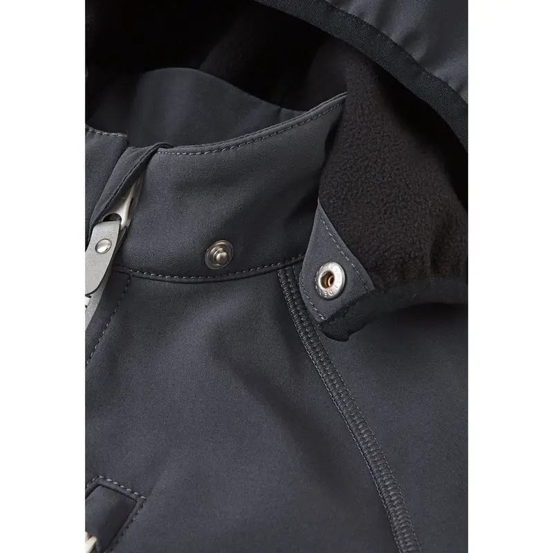 Reima Soft Black Vantti Soft Black Softshell Jakke 3