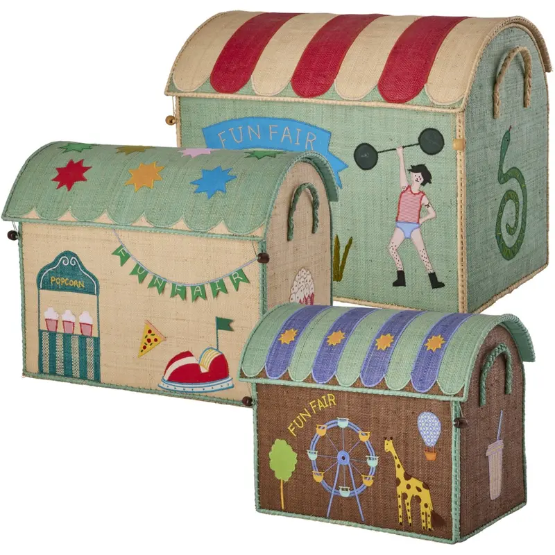 Rice Mint Fun Fair Theme Raffia Toy Kurve 3-Pack 1