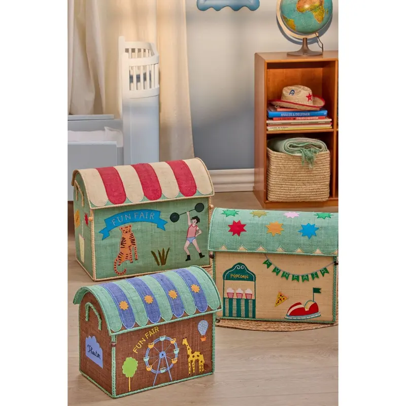 Rice Mint Fun Fair Theme Raffia Toy Kurve 3-Pack 2