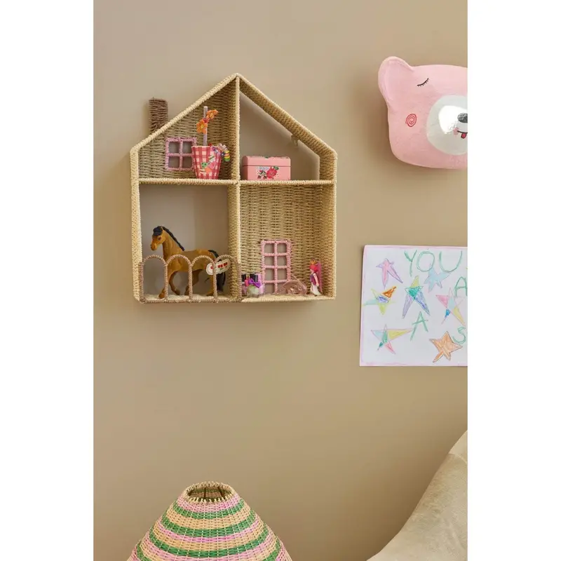 Rice Paper Rope Hylde In House Shape Med Pink Details 2