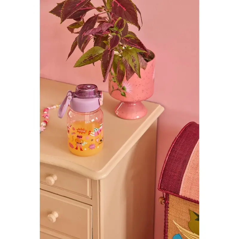 Rice Plastic Kids Drinking Flaske Med Hero Print - 700 Ml 2